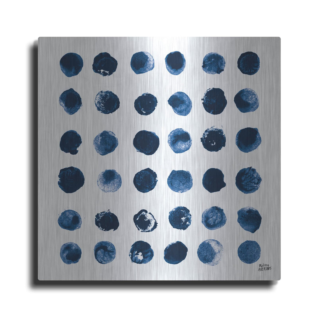 'Markmaking Blue Sq 2' by Melissa Averinos – Metal Wall Art