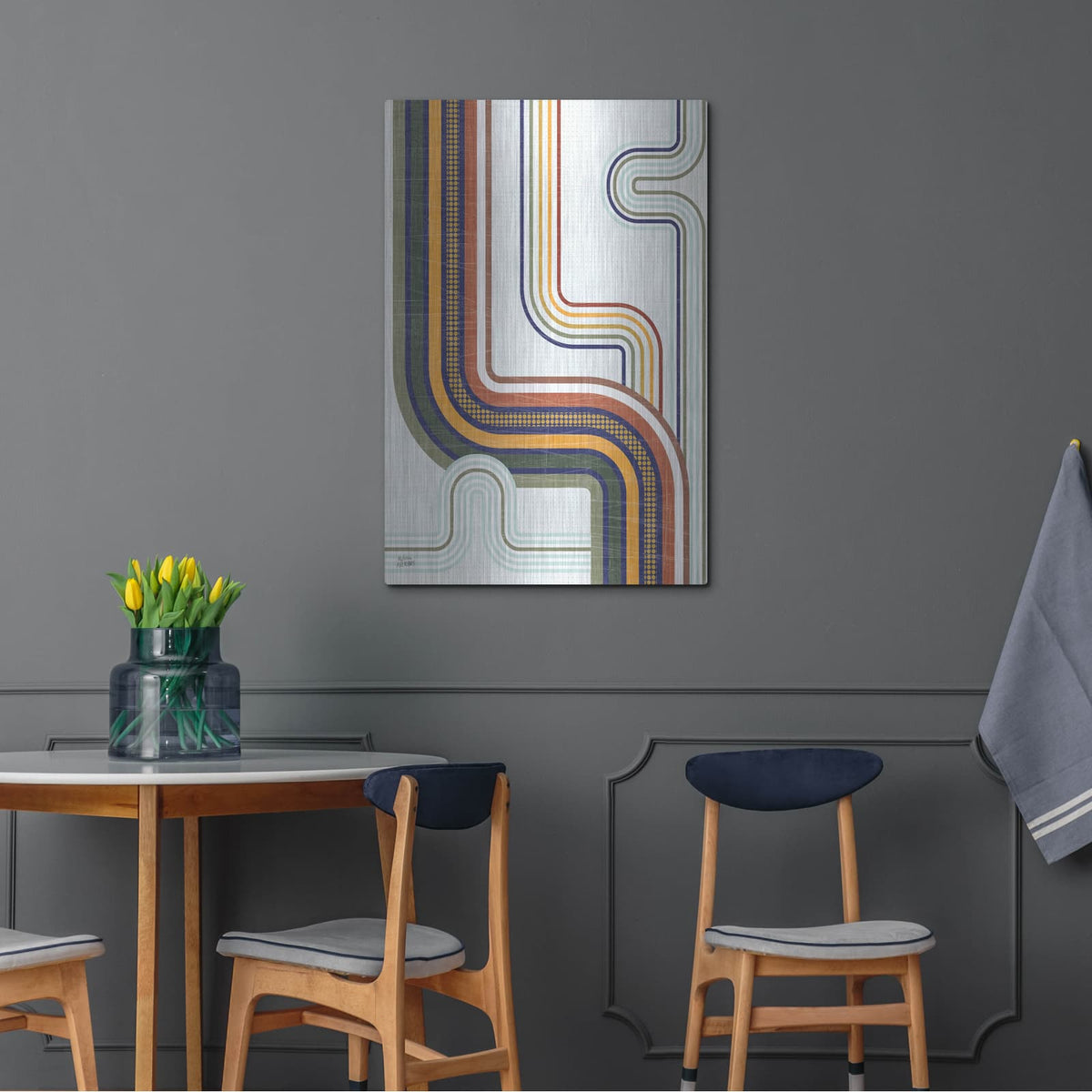 'Retro Subway 2' by Melissa Averinos – Metal Wall Art, 24x36 room view