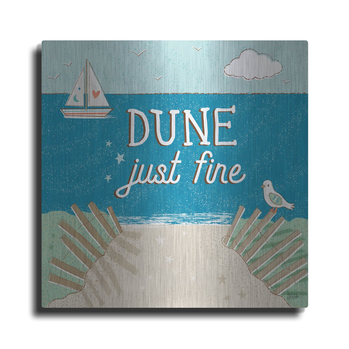 'Sea And Me 2' by Melissa Averinos – Metal Wall Art