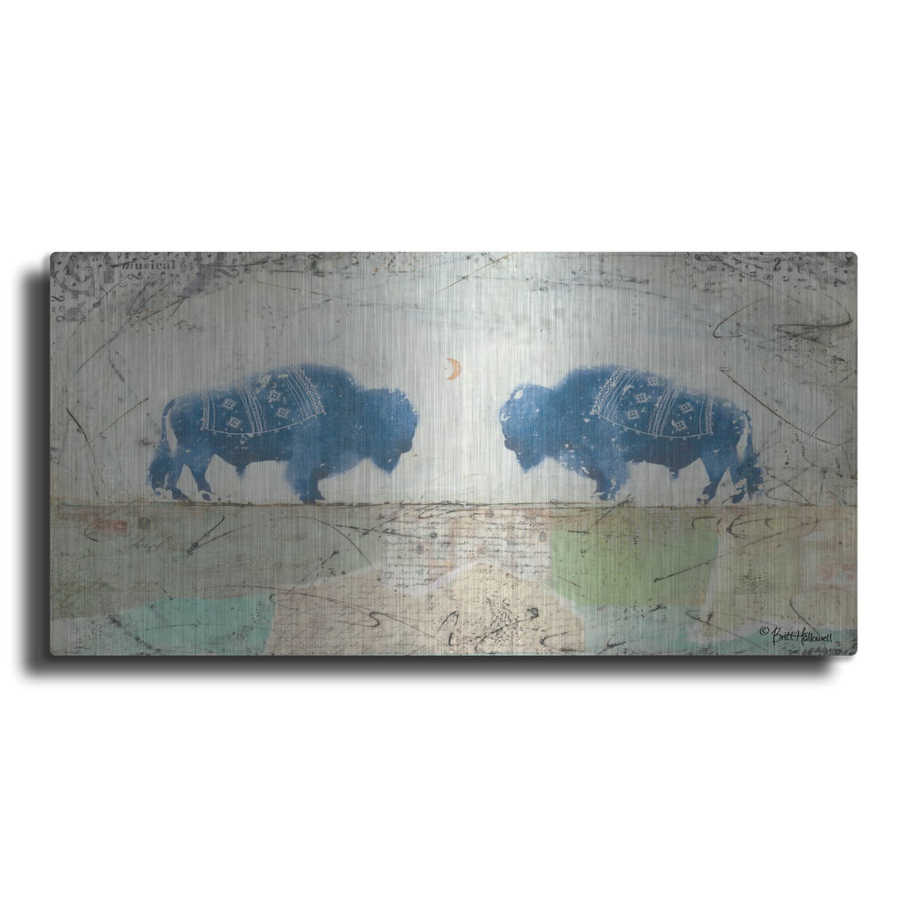 'Patchwork Quilt of Life' by Britt Hallowell – Metal Wall Art