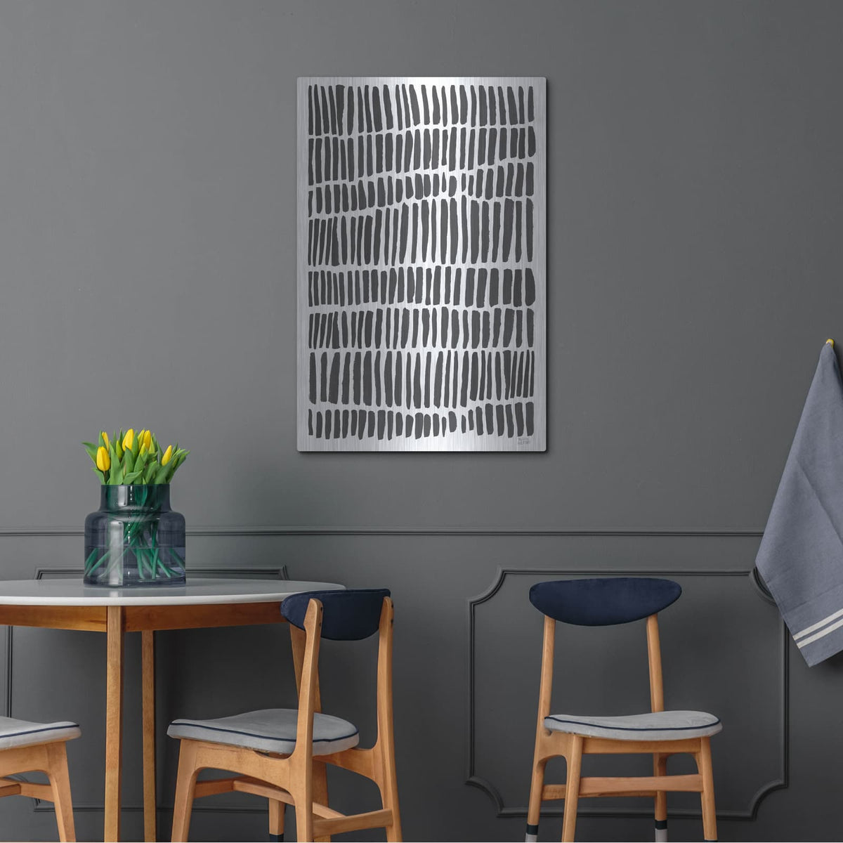 'Strokes Of Luck' by Melissa Averinos – Metal Wall Art, 24x36 room view