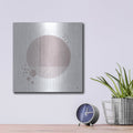 'Tribeca I Mauve' by Melissa Averinos – Metal Wall Art, 12x12 room view