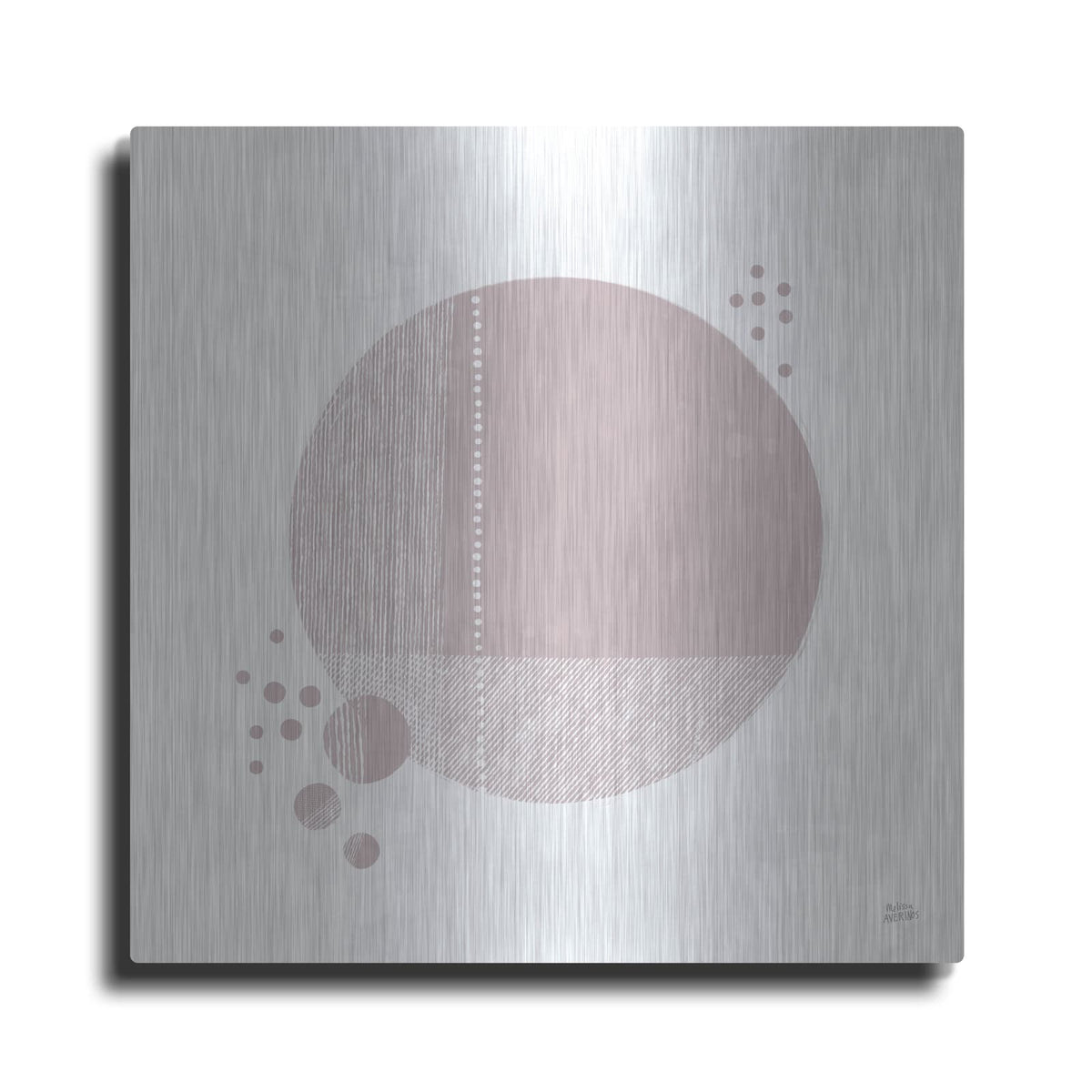 'Tribeca I Mauve' by Melissa Averinos – Metal Wall Art