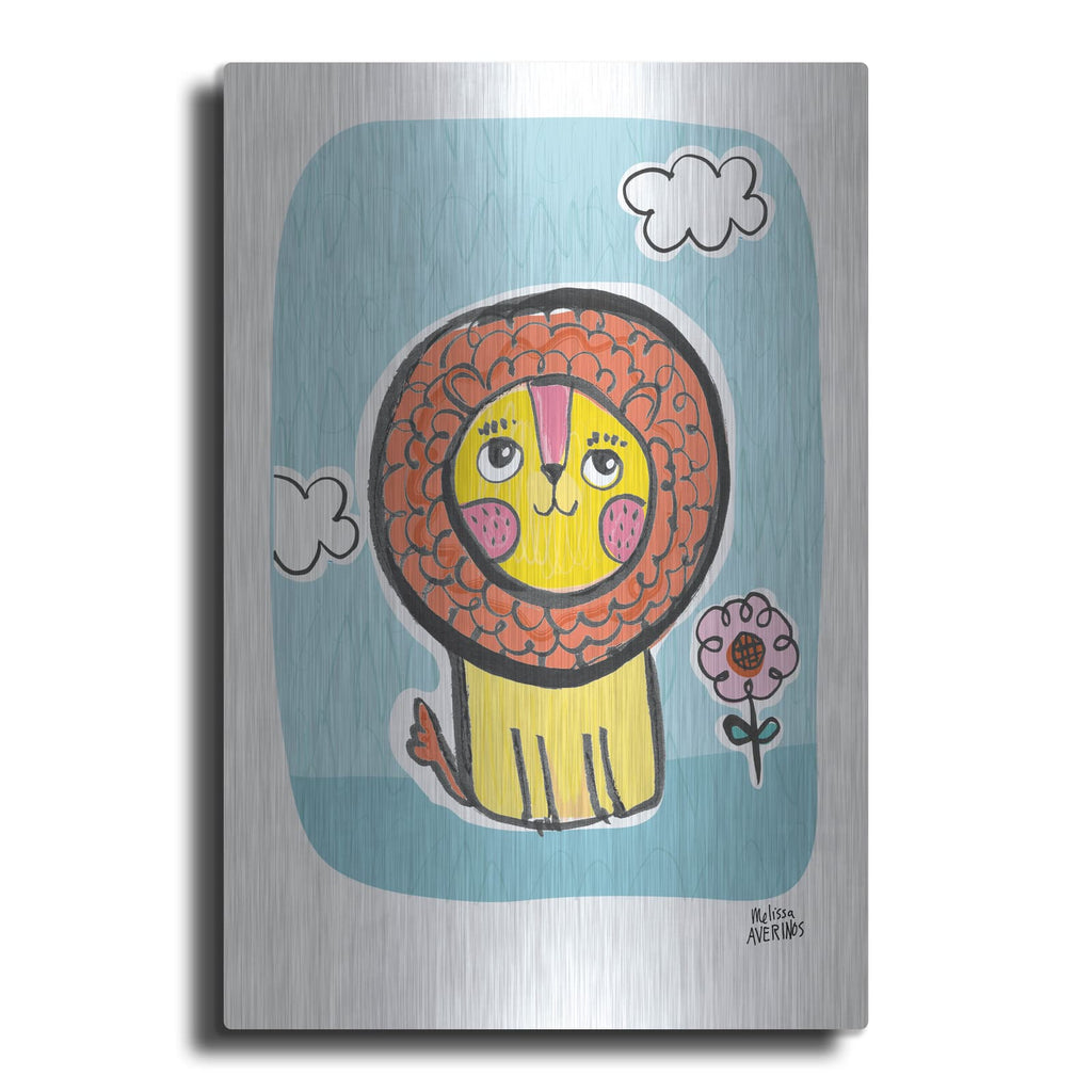 'Wild About You Lion' by Melissa Averinos – Metal Wall Art