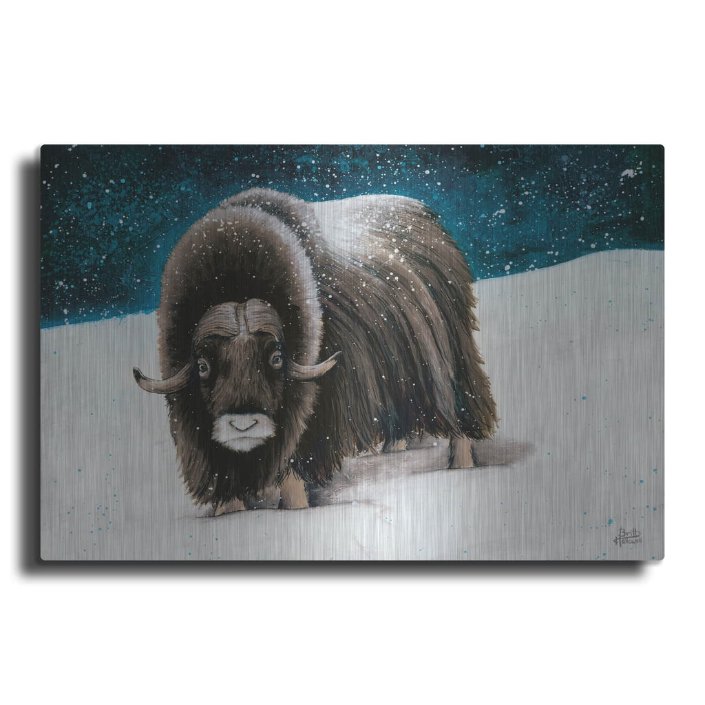 'Dressed for Winter' by Britt Hallowell – Metal Wall Art