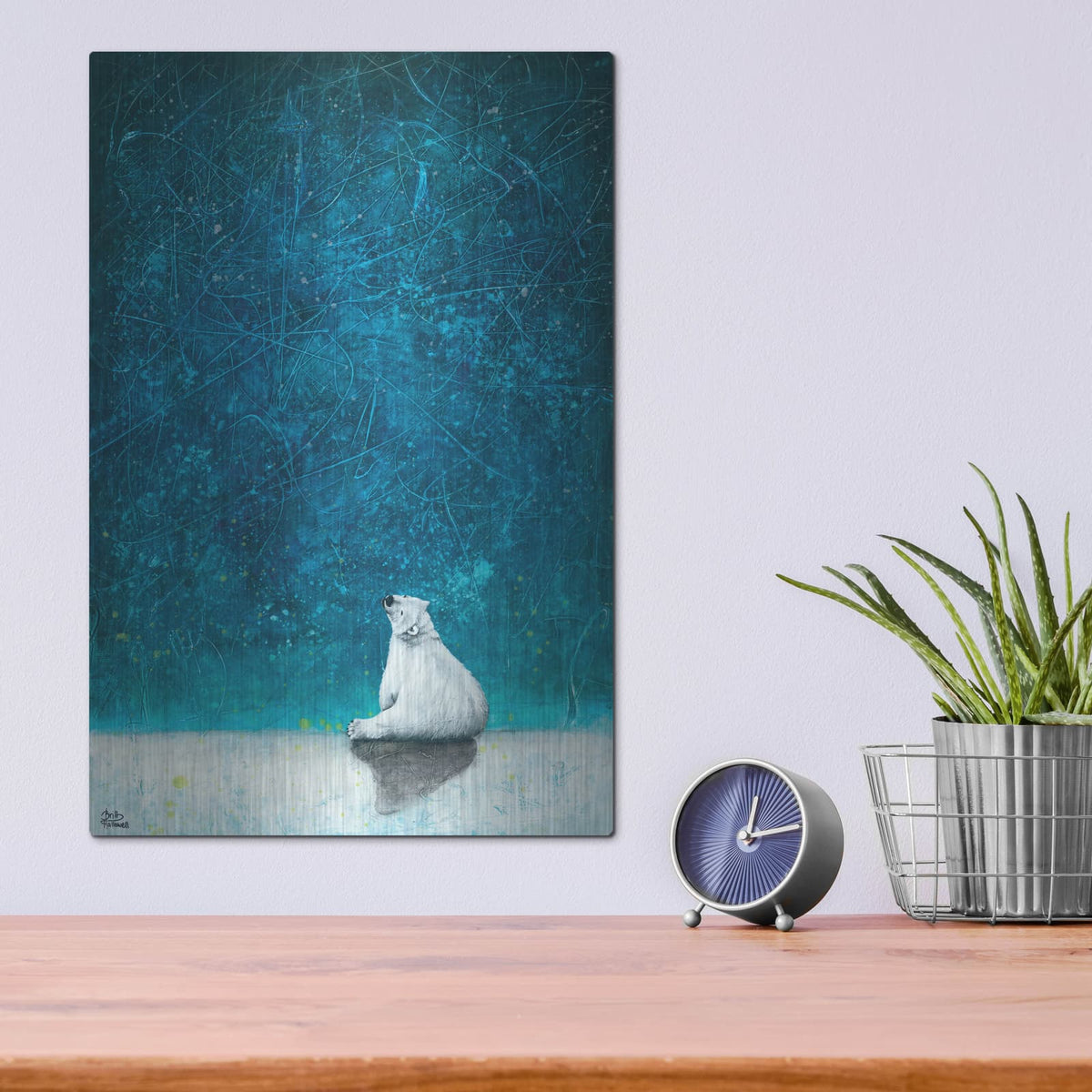 'Wishing on Stars' by Britt Hallowell – Metal Wall Art, 12x16 room view