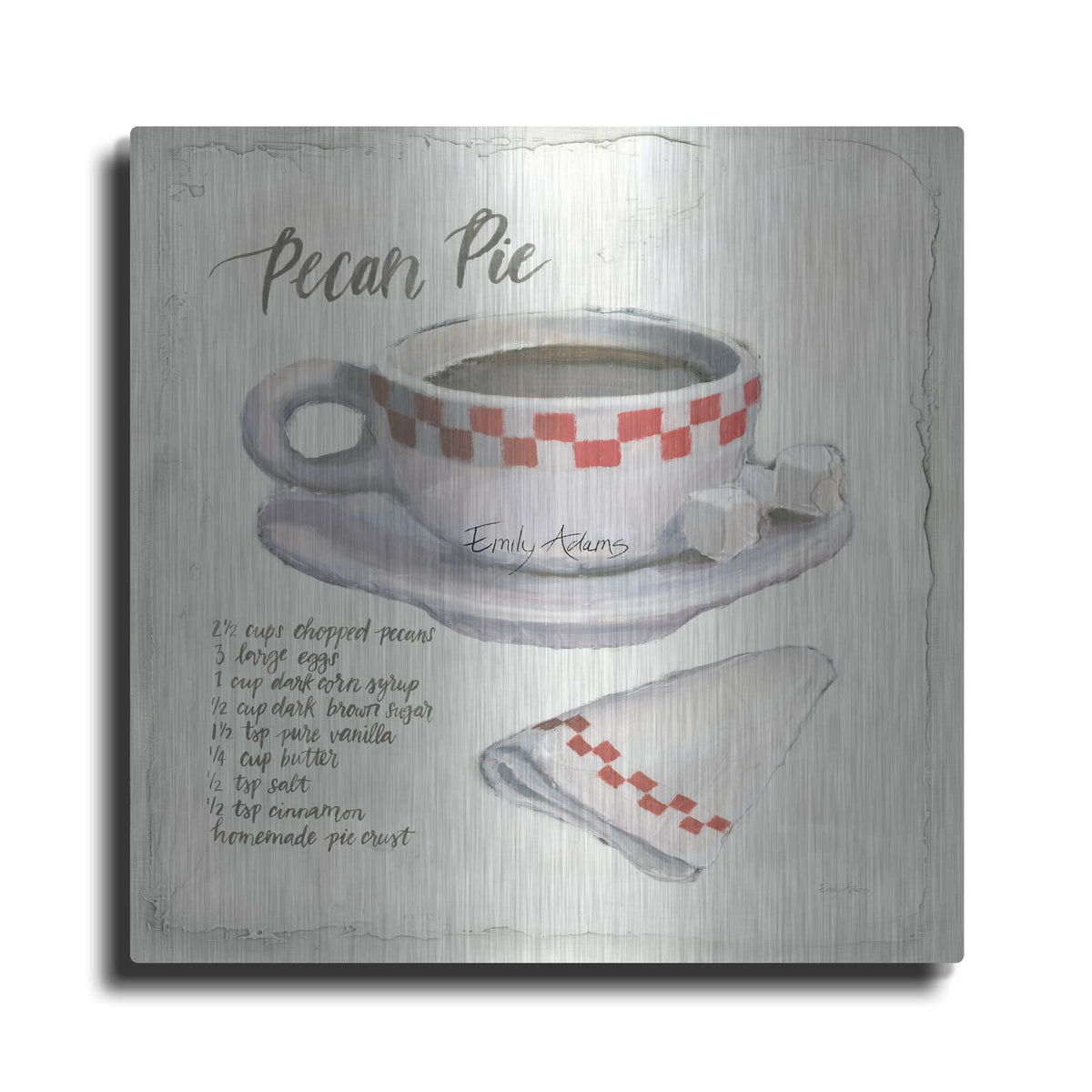 'American Diner 4' by Emily Adams – Metal Wall Art