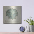 'Beach Treasures 1 Christmas' by Emily Adams – Metal Wall Art, 12x12 room view