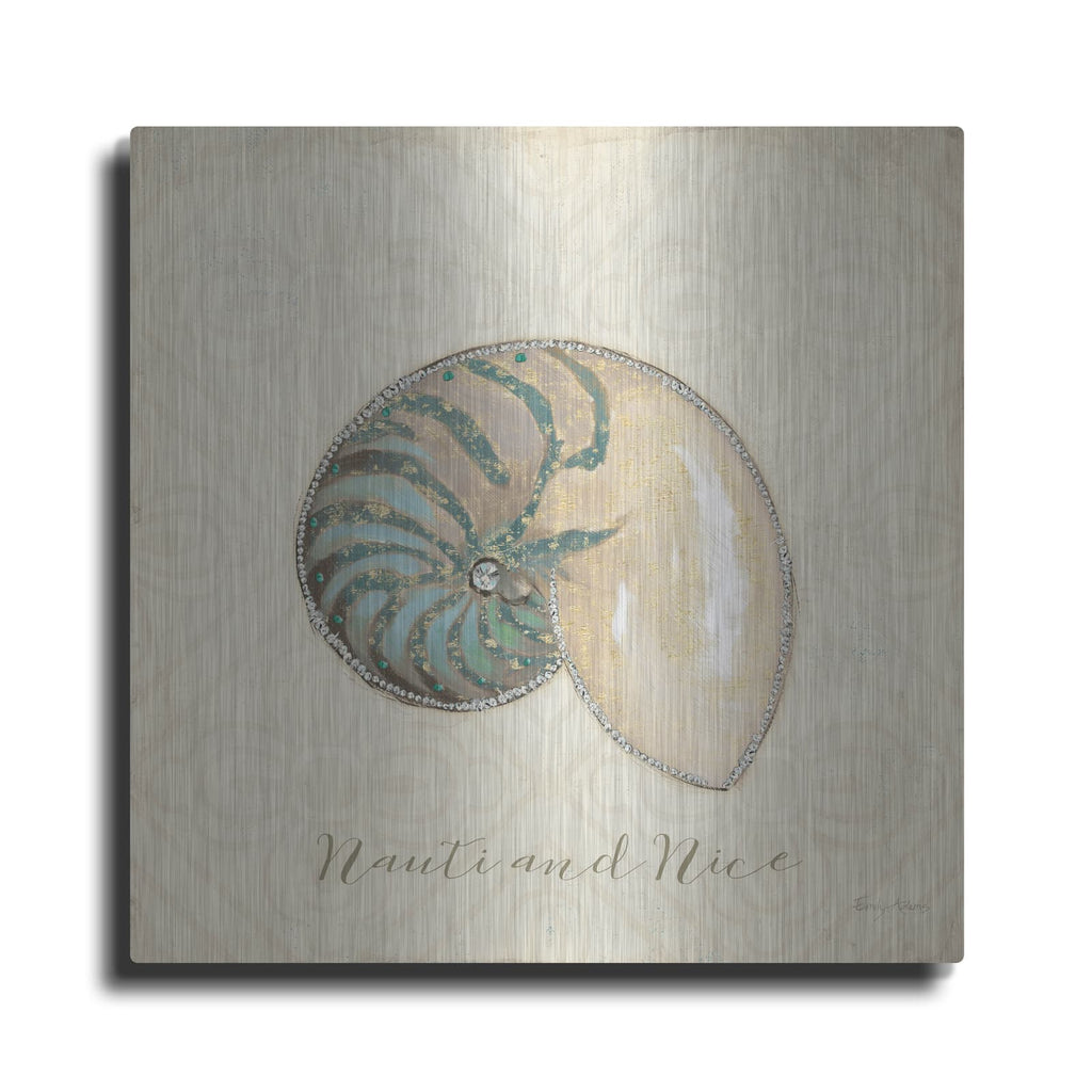 'Beach Treasures 3 Christmas' by Emily Adams – Metal Wall Art