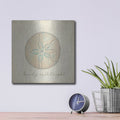 'Beach Treasures 4 Christmas' by Emily Adams – Metal Wall Art, 12x12 room view