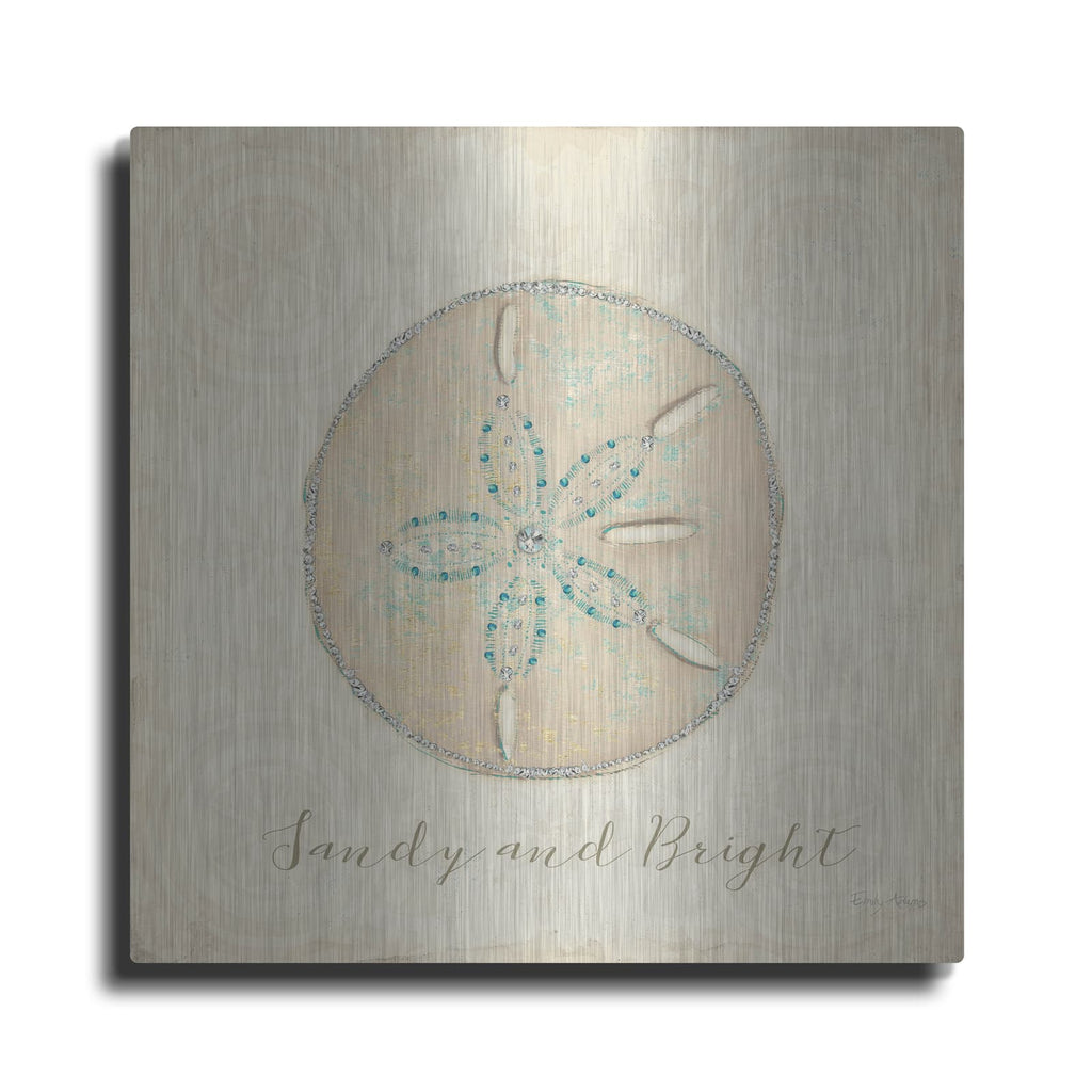'Beach Treasures 4 Christmas' by Emily Adams – Metal Wall Art