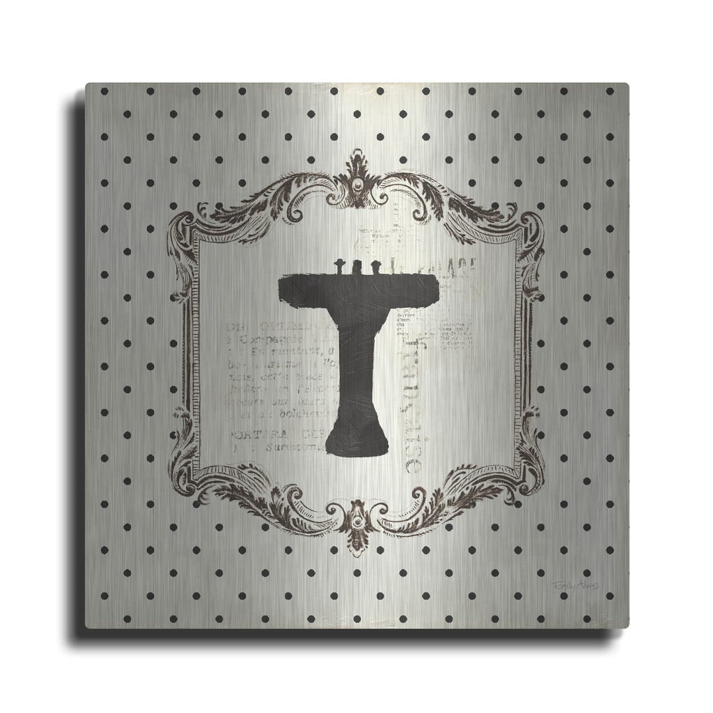 'Cartouche Sink' by Emily Adams – Metal Wall Art