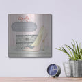 'Elegance Is The Only Beauty That Never Fades' by Emily Adams – Metal Wall Art, 12x12 room view