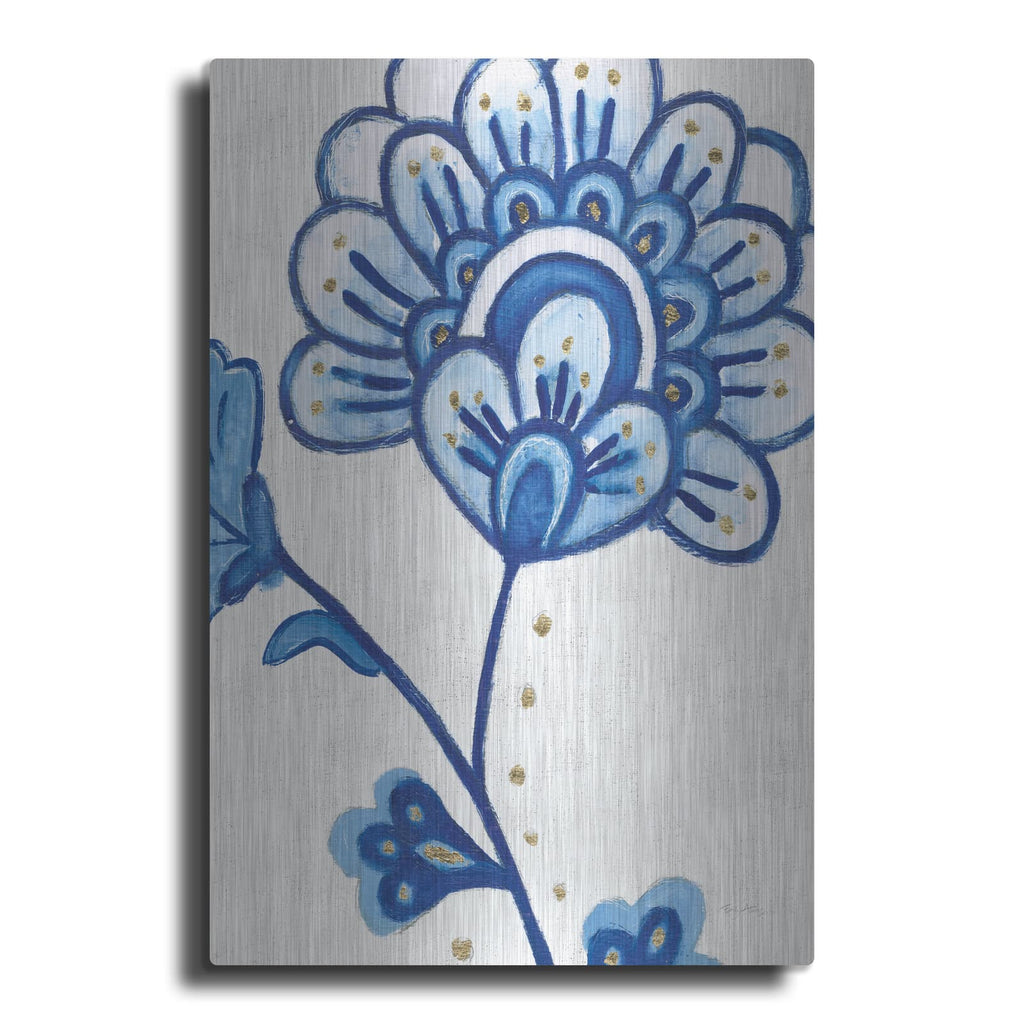 'Flora Chinoiserie 3' by Emily Adams – Metal Wall Art