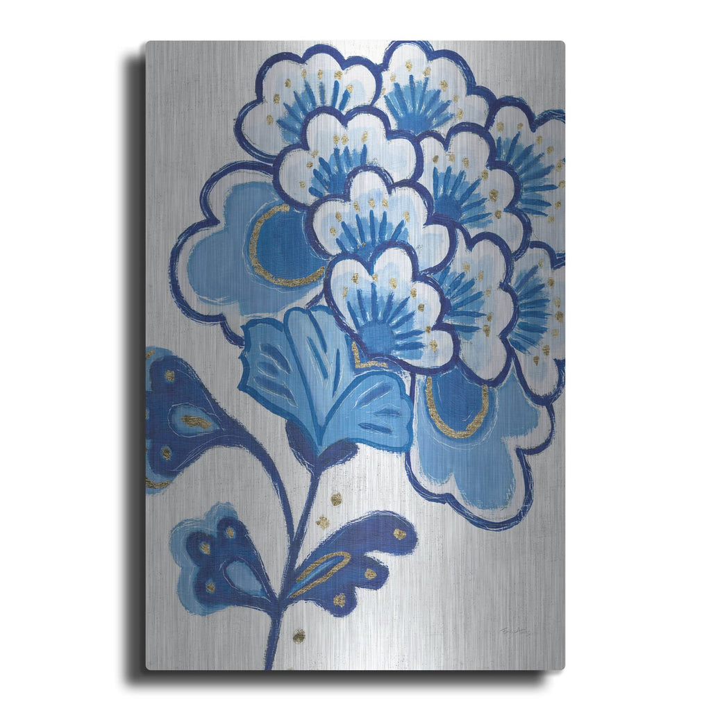 'Flora Chinoiserie 5' by Emily Adams – Metal Wall Art