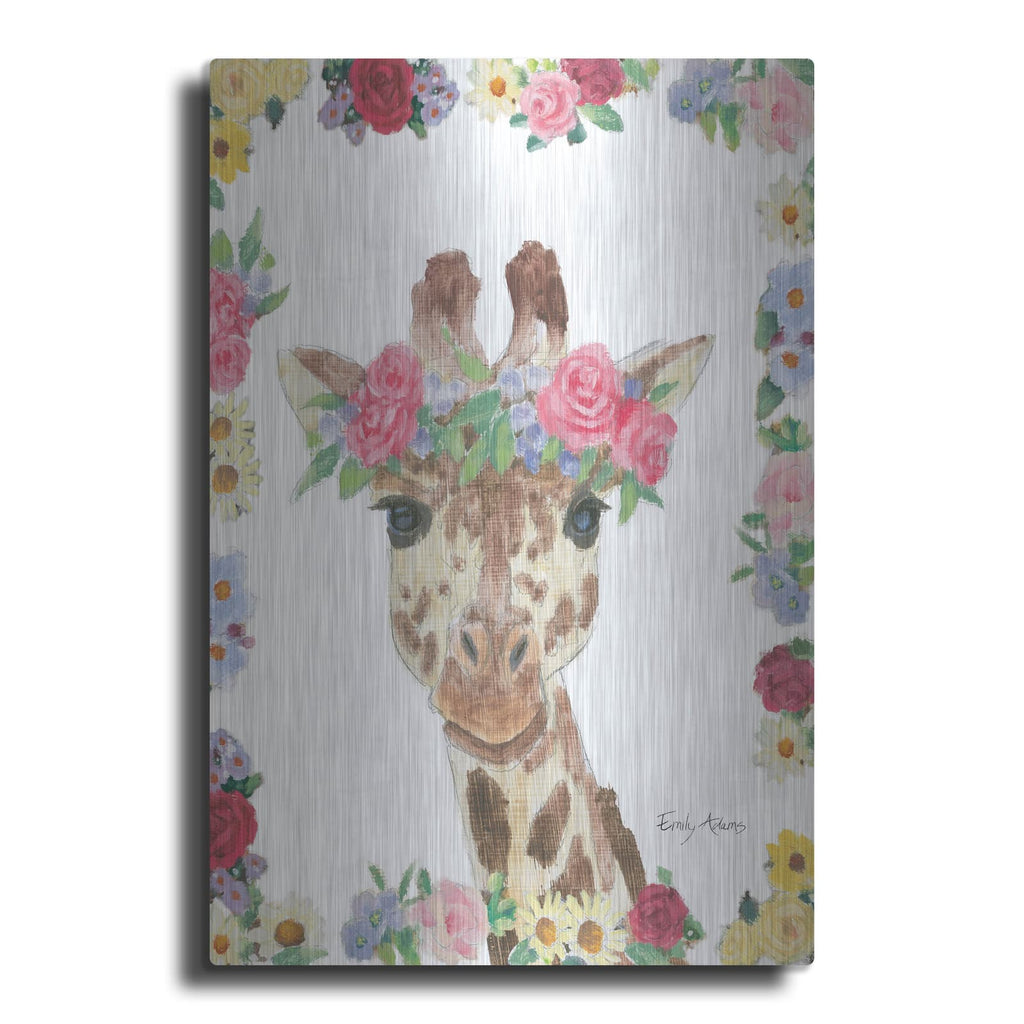 'Flower Friends 2' by Emily Adams – Metal Wall Art