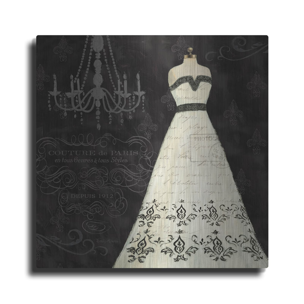 'French Couture 2' by Emily Adams – Metal Wall Art