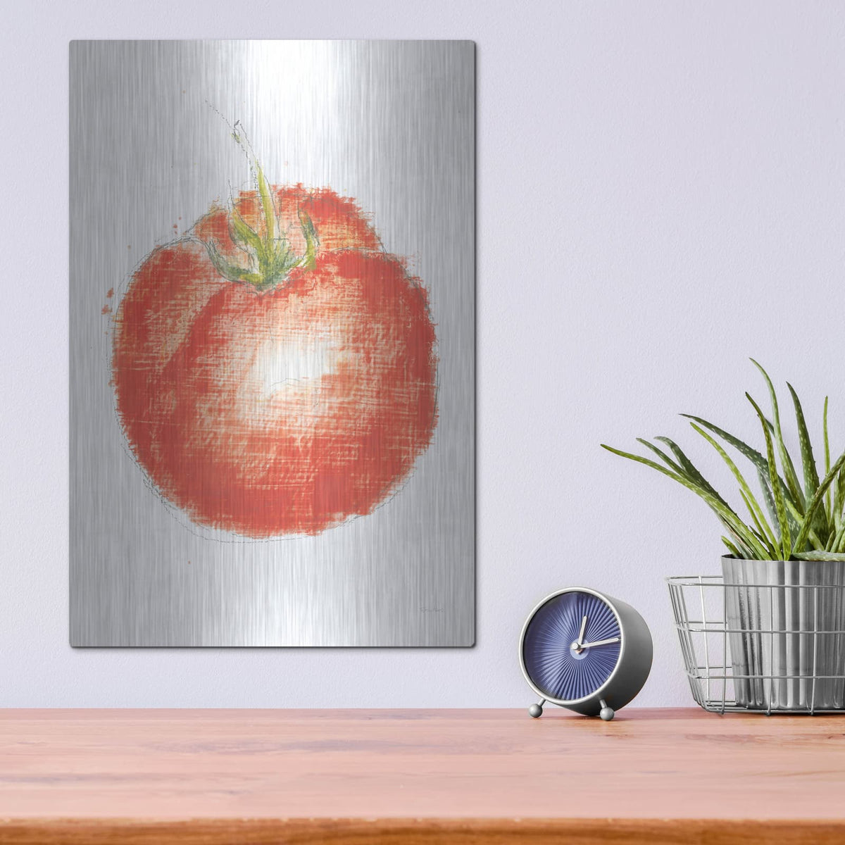 'Garden Delight 7' by Emily Adams – Metal Wall Art, 12x16 room view