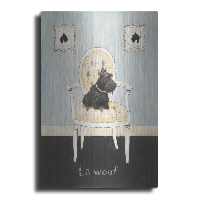 'La Woof' by Emily Adams – Metal Wall Art