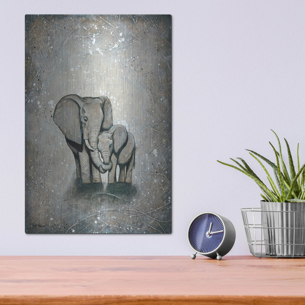 'My Love for You' by Britt Hallowell – Metal Wall Art, 12x16 room view