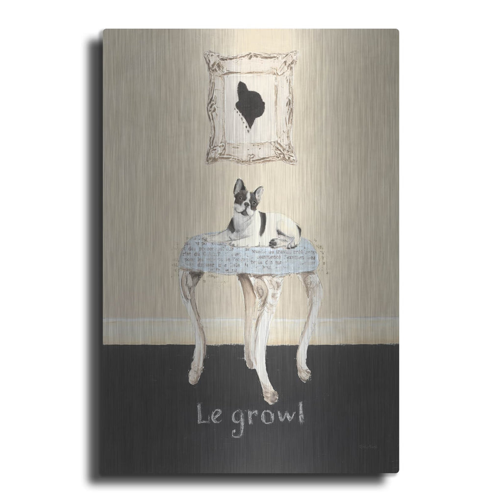 'Le Growl' by Emily Adams – Metal Wall Art