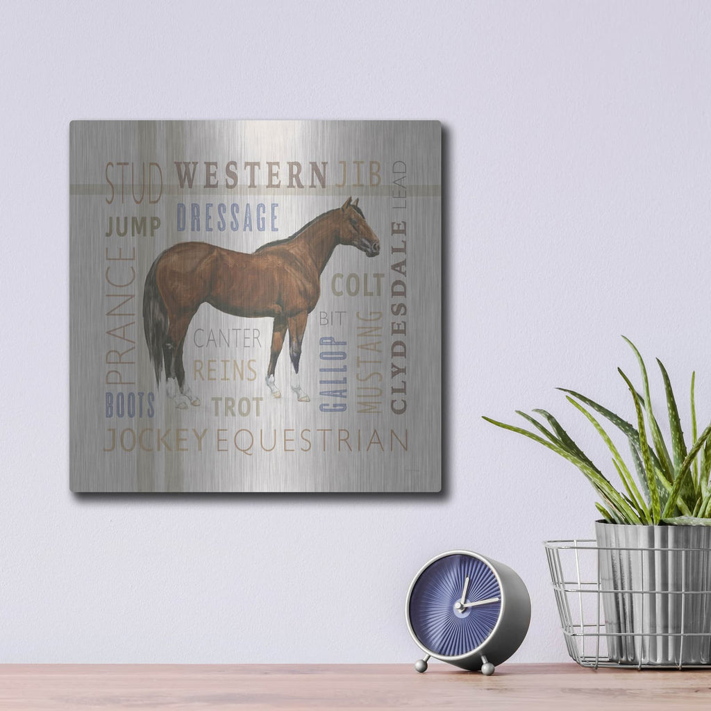 'Natural Charm 3' by Emily Adams – Metal Wall Art, 12x12 room view