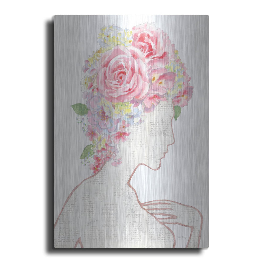 'She Dreams Of Roses 1' by Emily Adams – Metal Wall Art