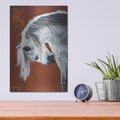 'The Untamable Heart' by Britt Hallowell – Metal Wall Art, 12x16 room view