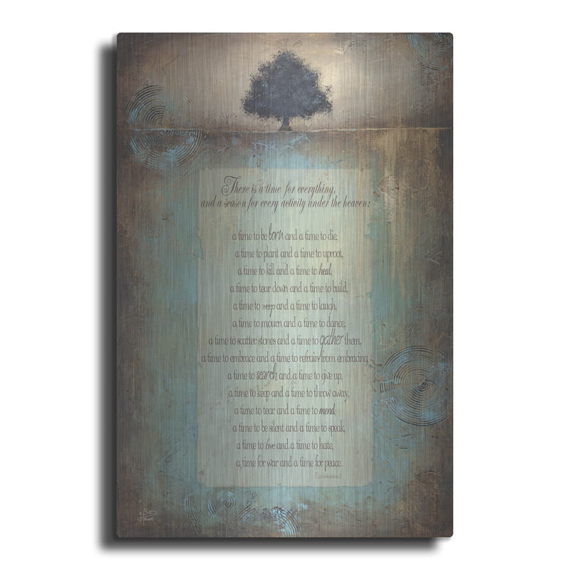 'Time for Everything' by Britt Hallowell – Metal Wall Art
