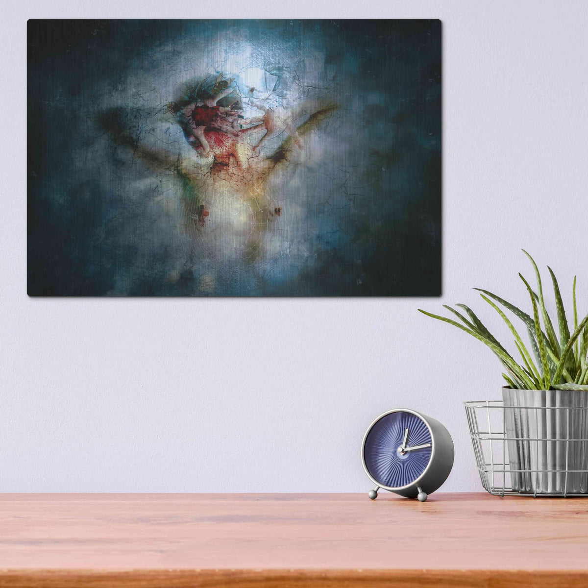 'I Break' by Mario Sanchez Nevado – Metal Wall Art, 16x12 room view