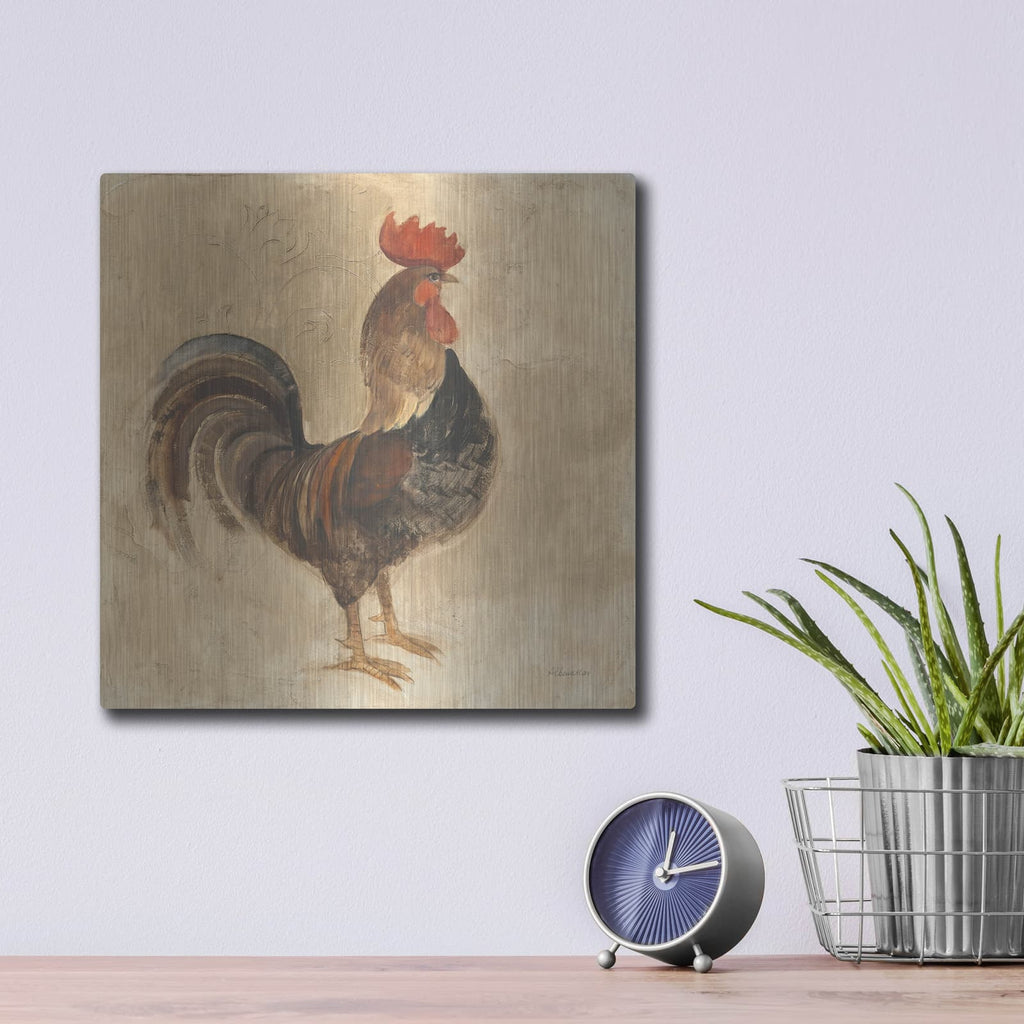 'Farm Friend 3' by Albena Hristova – Metal Wall Art, 12x12 room view