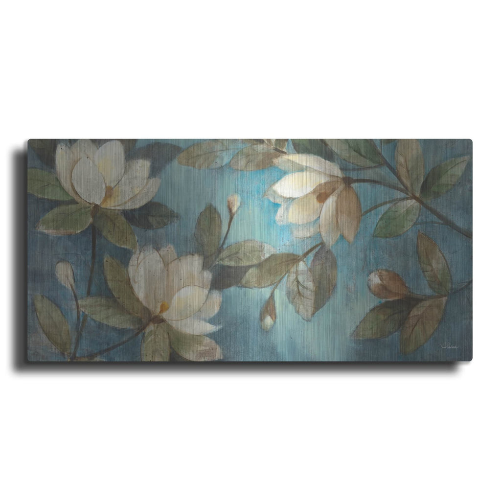 'Floating Magnolias' by Albena Hristova – Metal Wall Art