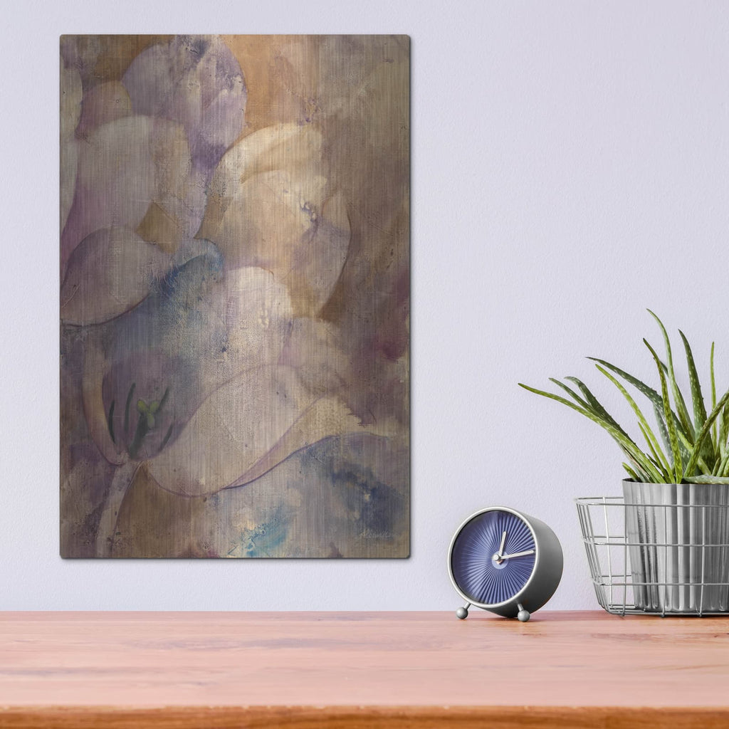 'Moonlit Tulips 2' by Albena Hristova – Metal Wall Art, 12x16 room view