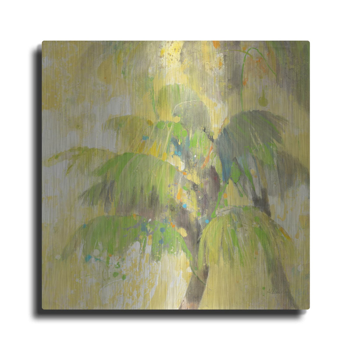 'Breezy Palm 2' by Albena Hristova – Metal Wall Art