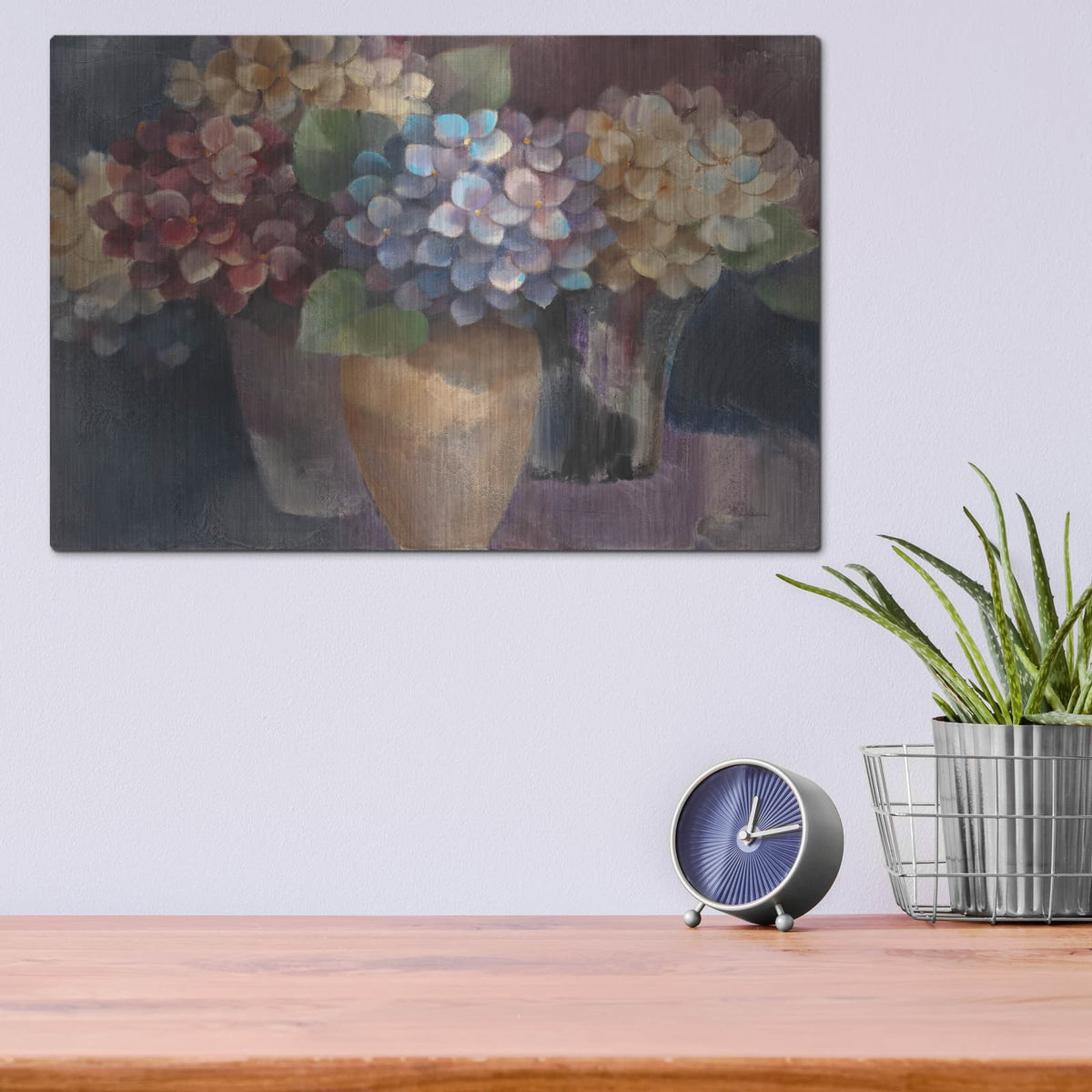 'Perfectly Purple' by Albena Hristova – Metal Wall Art, 16x12 room view