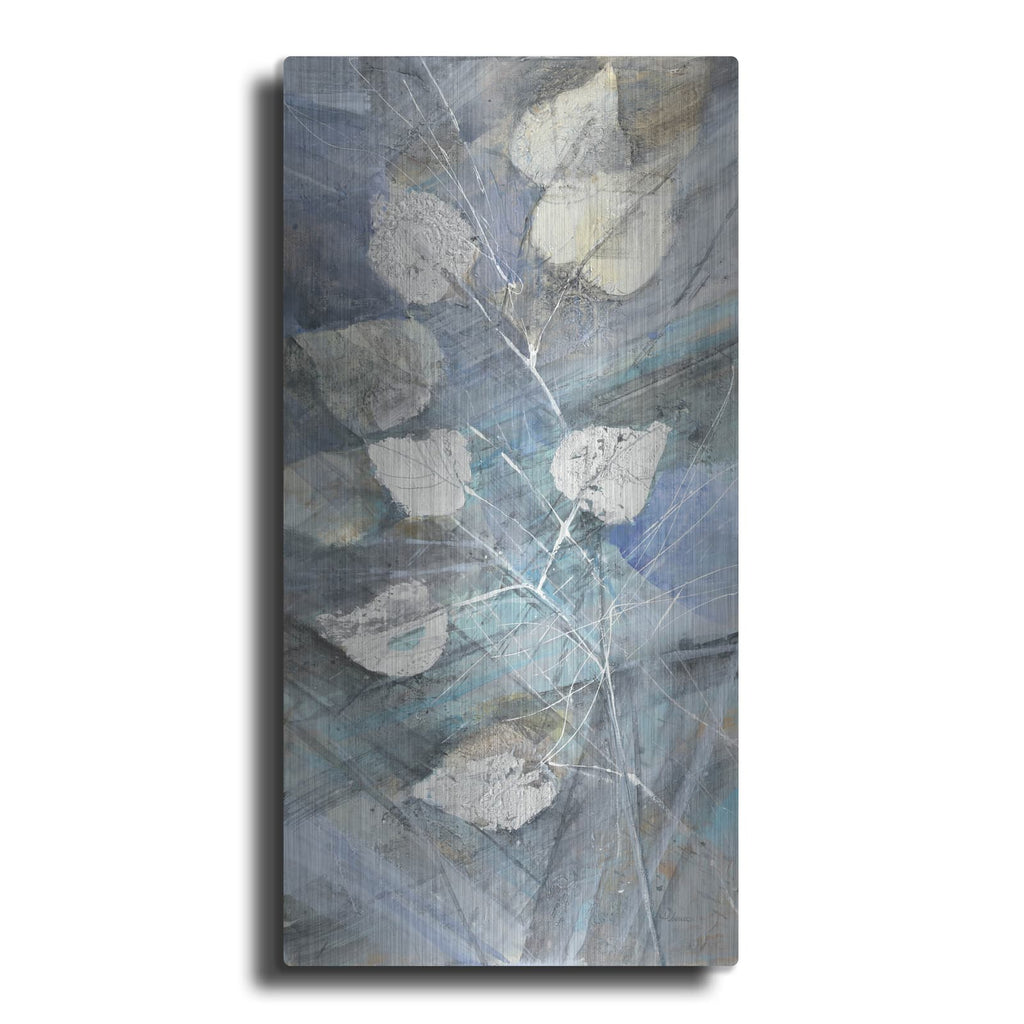 'Silver Leaves 1' by Albena Hristova – Metal Wall Art