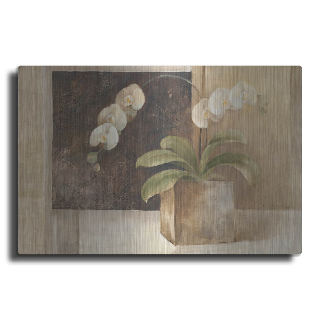 'Contemporary Orchid' by Albena Hristova – Metal Wall Art