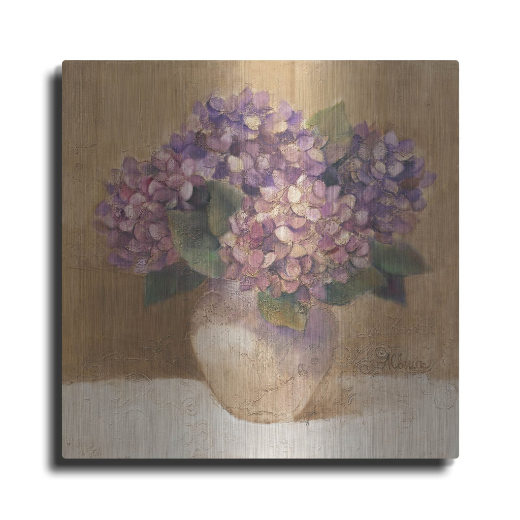 'Purple Bouquet 1' by Albena Hristova – Metal Wall Art