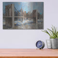 'Spanning The East River' by Albena Hristova – Metal Wall Art, 16x12 room view