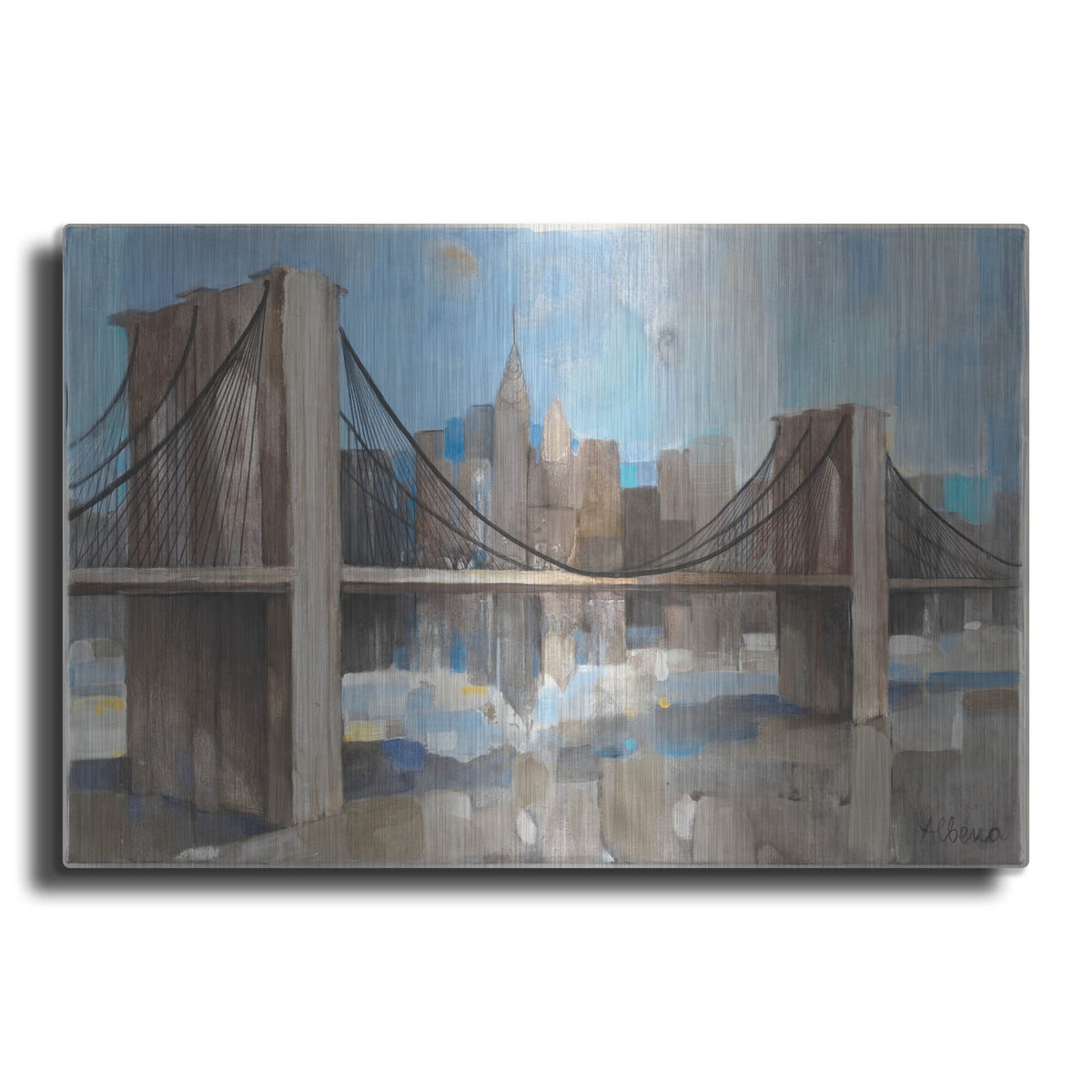 'Spanning The East River' by Albena Hristova – Metal Wall Art