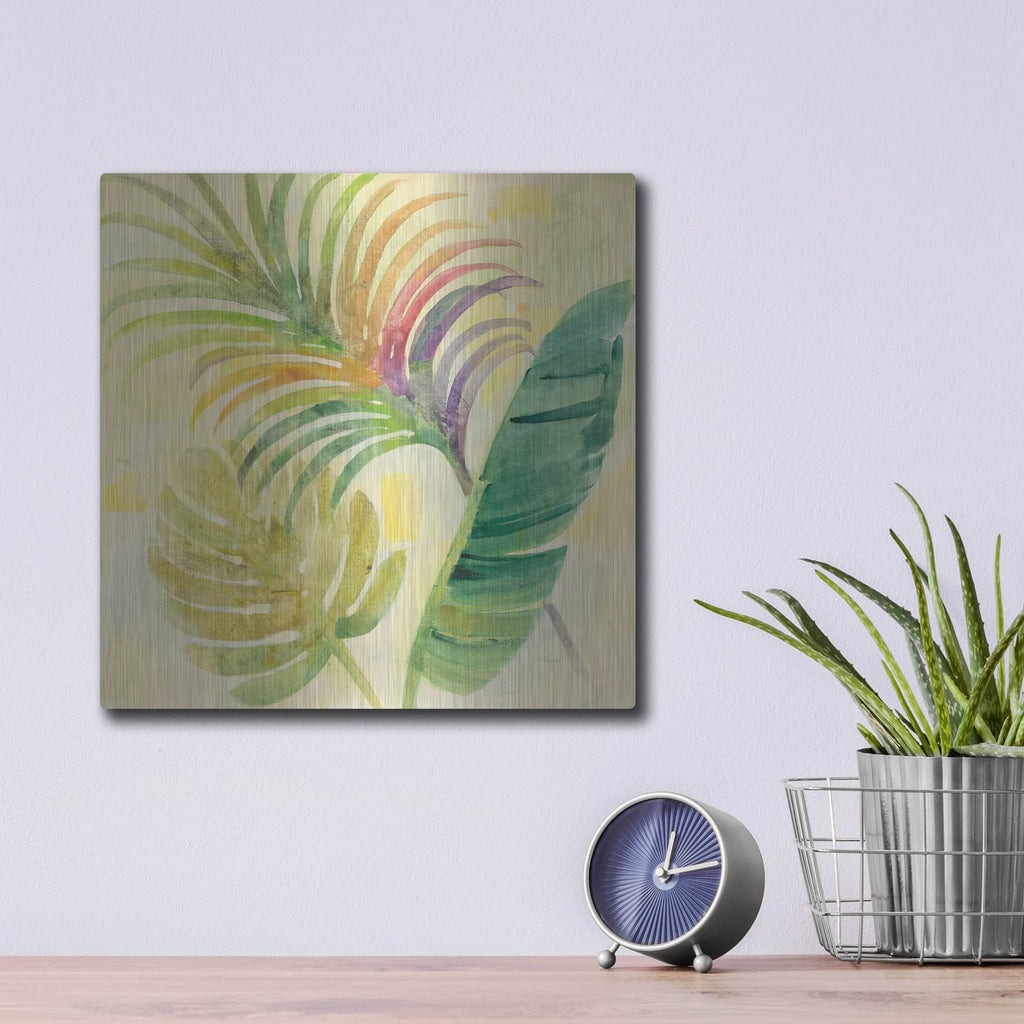 'Tropical Delight 2' by Albena Hristova – Metal Wall Art, 12x12 room view