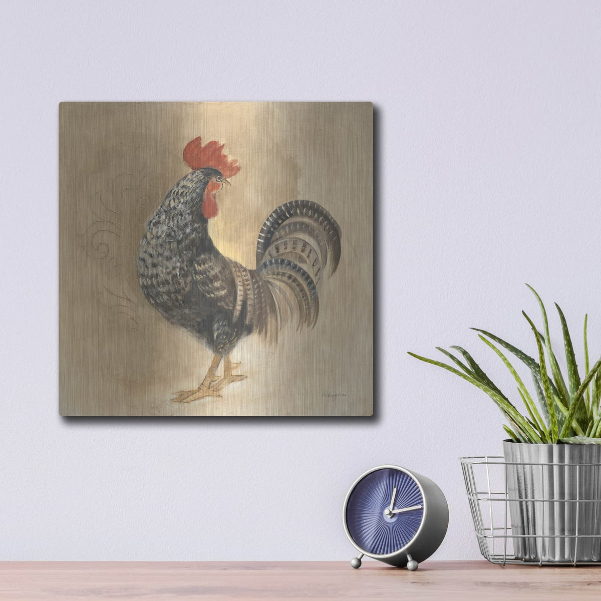 'Farm Friend 2' by Albena Hristova – Metal Wall Art, 12x12 room view