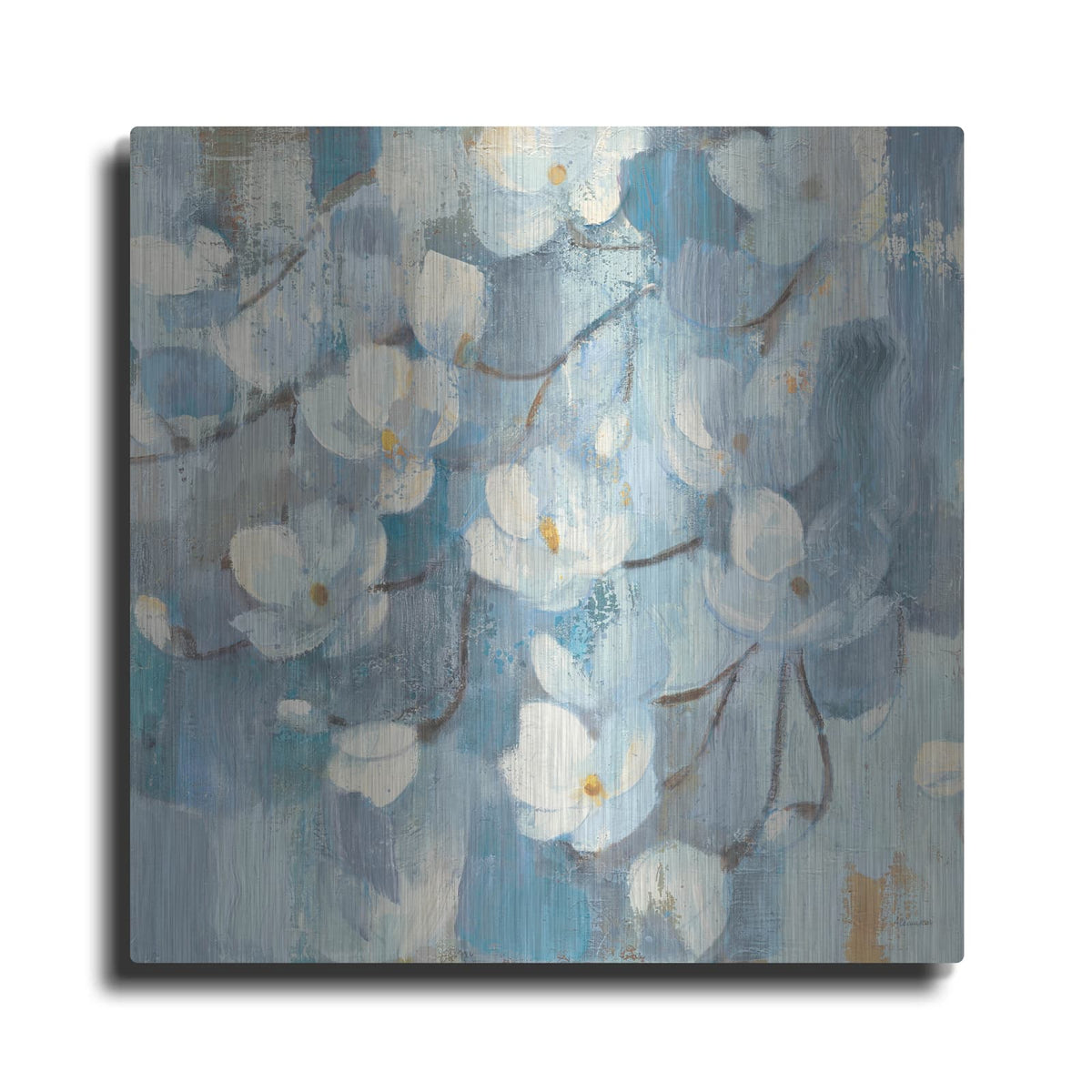 'Magnolias In Spring 1' by Albena Hristova – Metal Wall Art