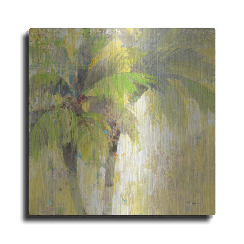 'Breezy Palm 1' by Albena Hristova – Metal Wall Art