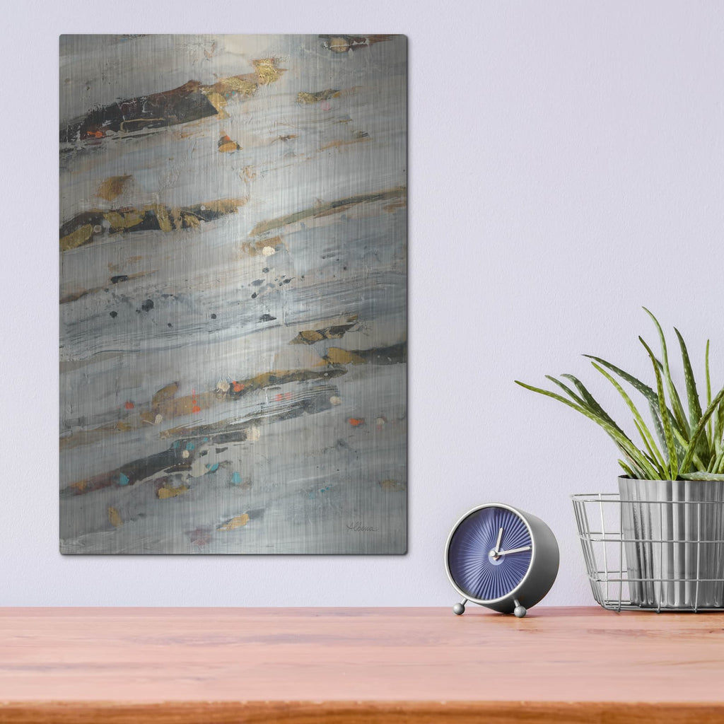 'Lots Of Layers 2' by Albena Hristova – Metal Wall Art, 12x16 room view