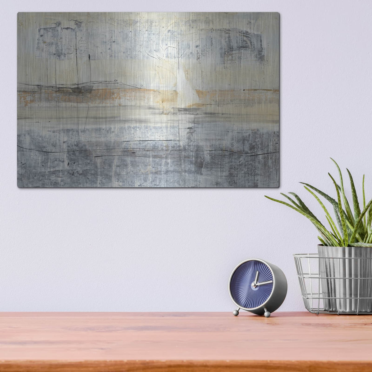 'Gold Coast' by Albena Hristova – Metal Wall Art, 16x12 room view