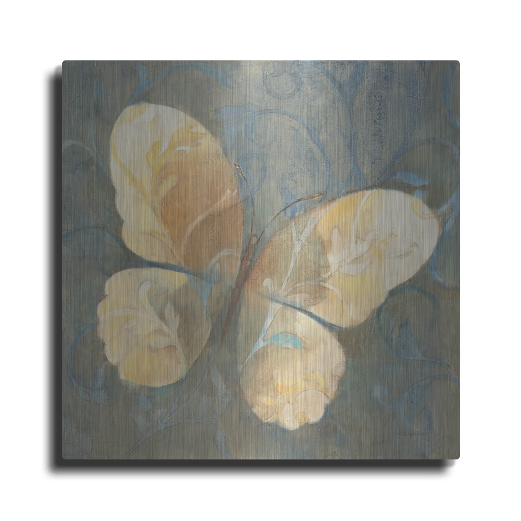 'Damask Butterfly 2' by Albena Hristova – Metal Wall Art
