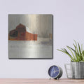 'Winter On The Farm' by Albena Hristova – Metal Wall Art, 12x12 room view