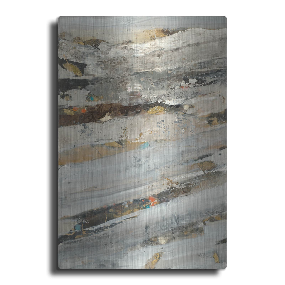 'Lots Of Layers 1' by Albena Hristova – Metal Wall Art