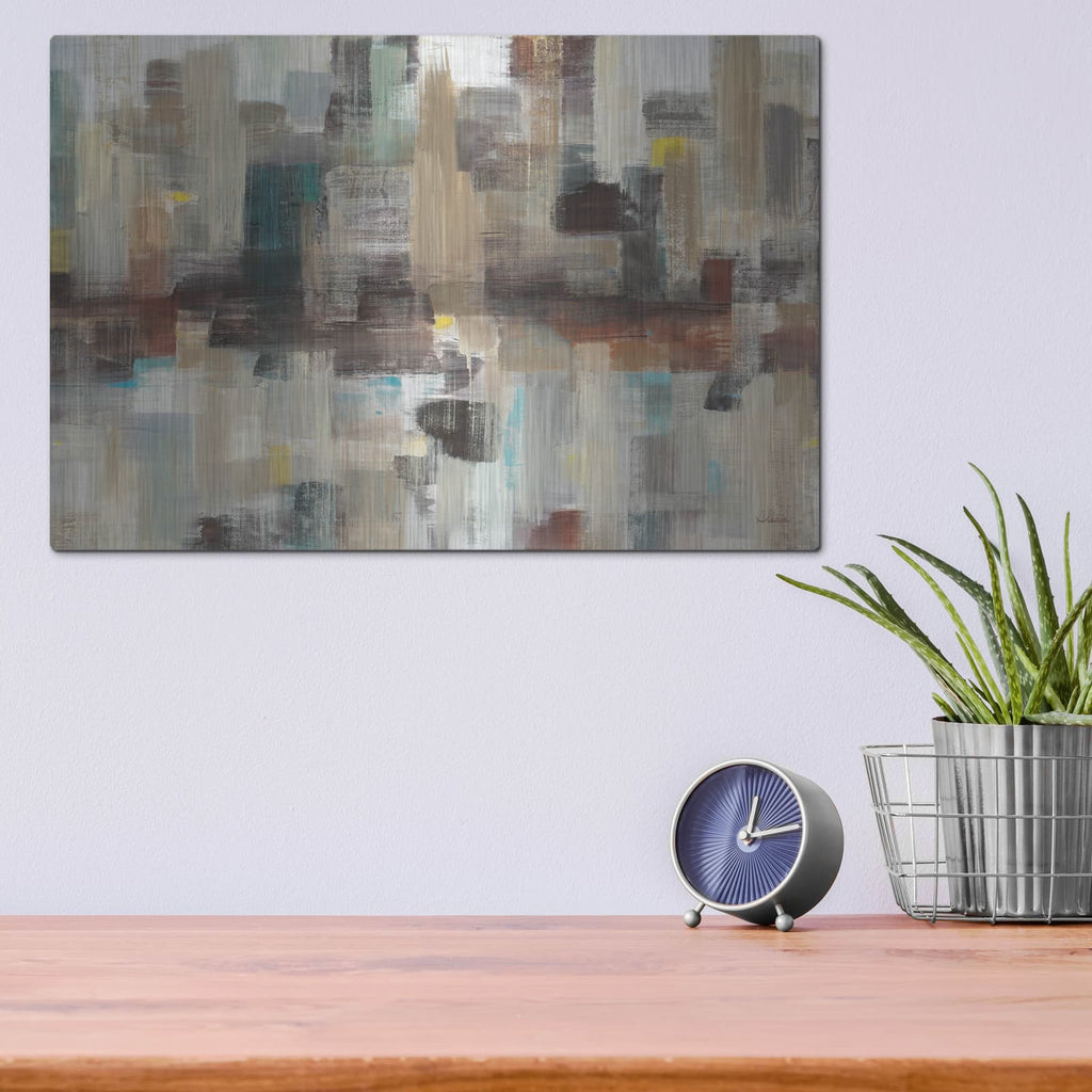 'Sidewalks' by Albena Hristova – Metal Wall Art, 16x12 room view